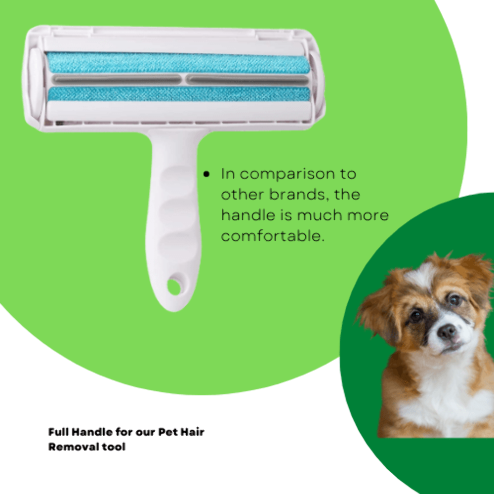 FurLift Reusable Pet Hair Roller for Couch, Carpet & Car