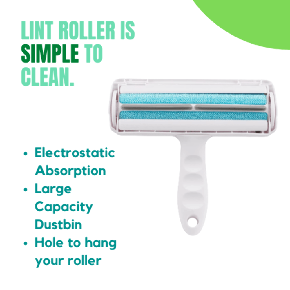 FurLift Reusable Pet Hair Roller for Couch, Carpet & Car